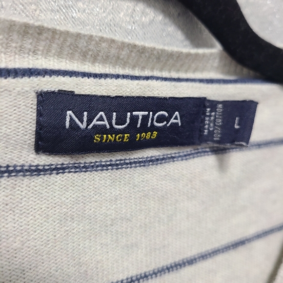Nautica Men's Striped Sweater - Picture 4 of 11